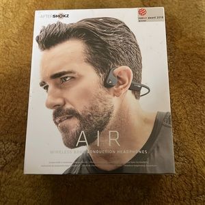 Air After Shokz Bone conduction headphones- Slate grey